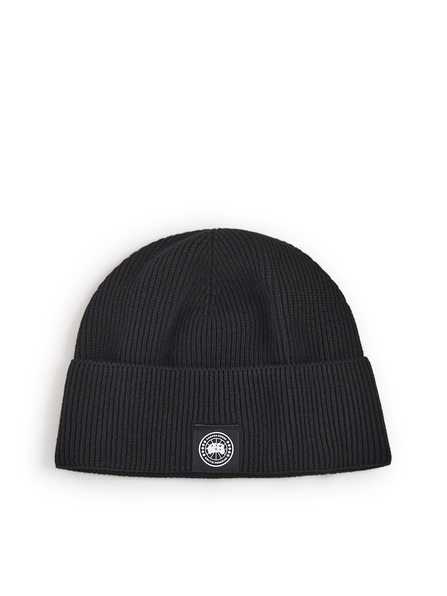 Cappello Beanie In Cotone Canada goose – Гарантія оригінальності – боковий вид