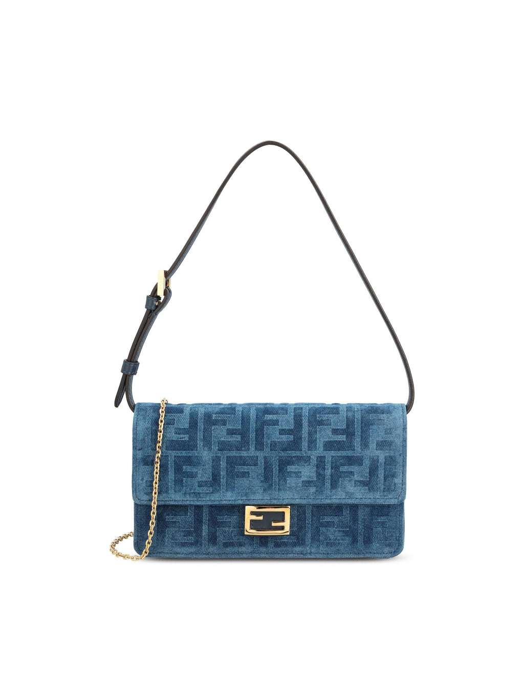 Wallet On Chain Baguette Fendi оригінал – Купити в Україні – боковий вид