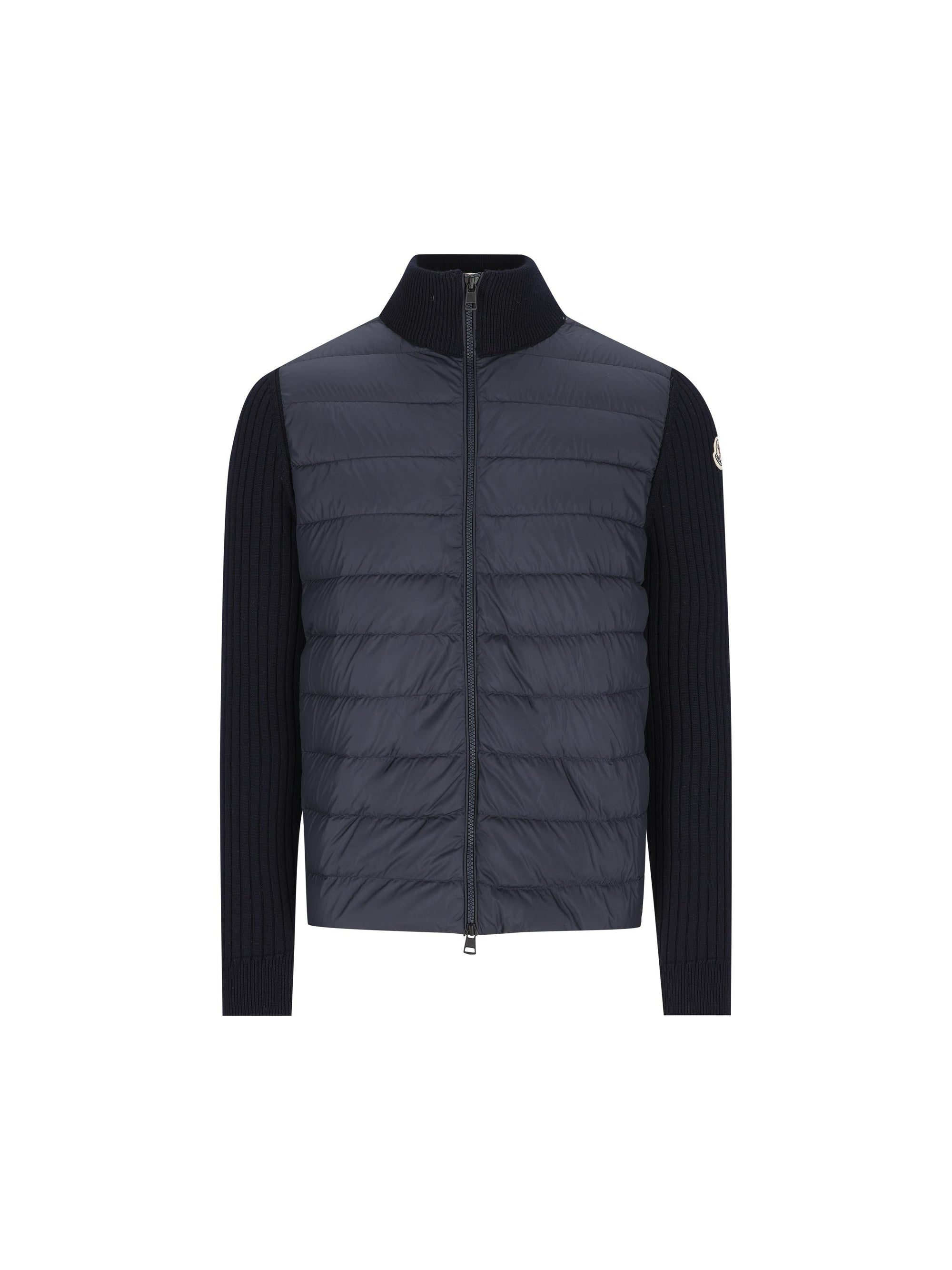 Оригінальна Quilted Wool Cardigan Moncler – боковий вид
