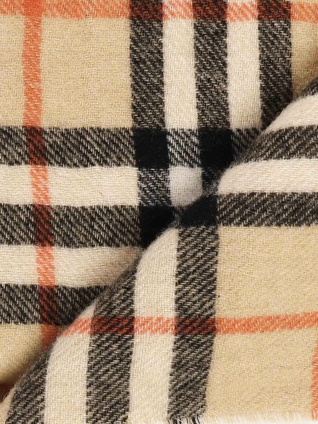 Оригінальна Sciarpa Reversibile Con Logo Burberry – вид ззаду