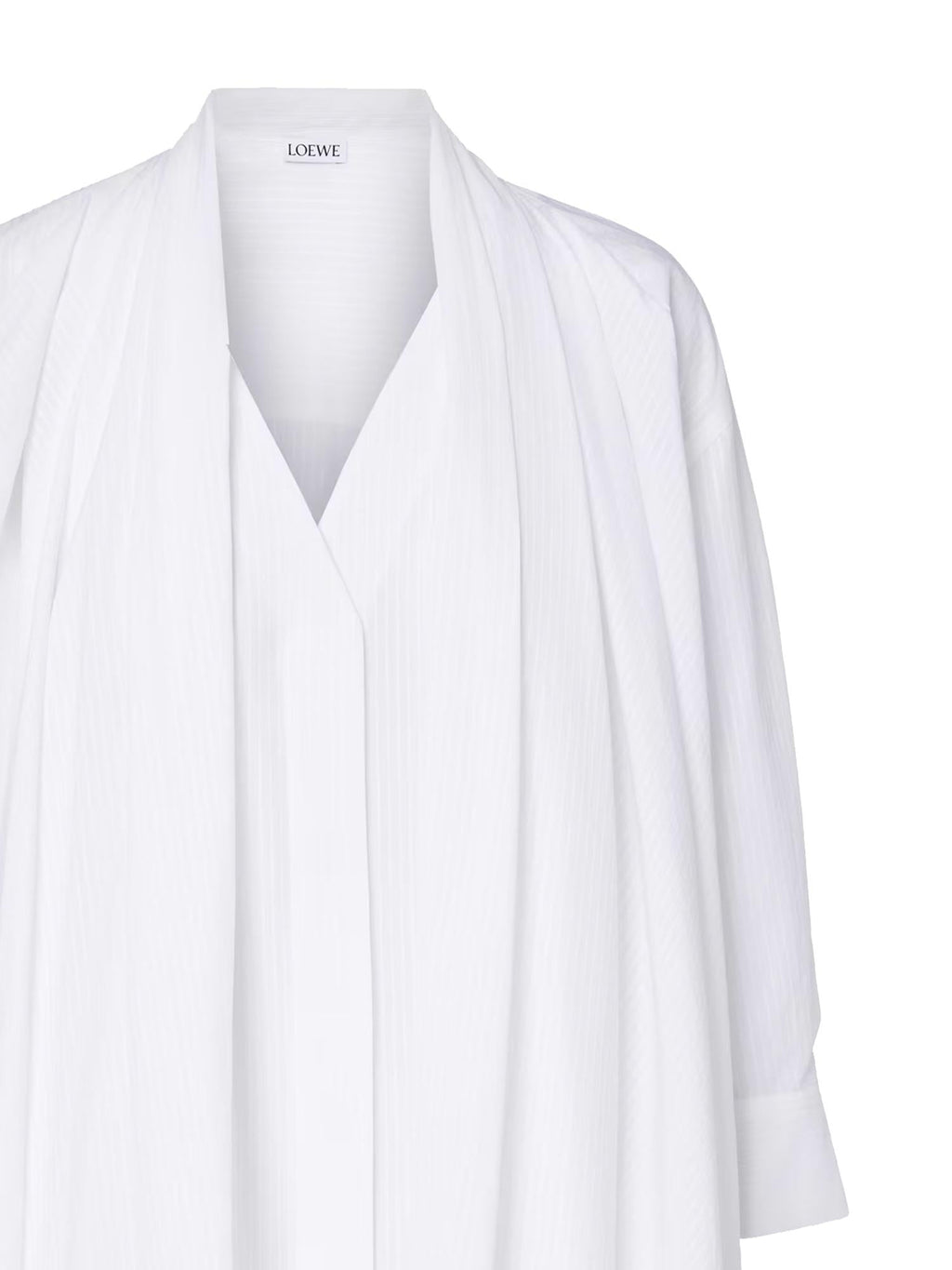 Оригінальна Abito Drappeggiato In Cotone Loewe – вид ззаду