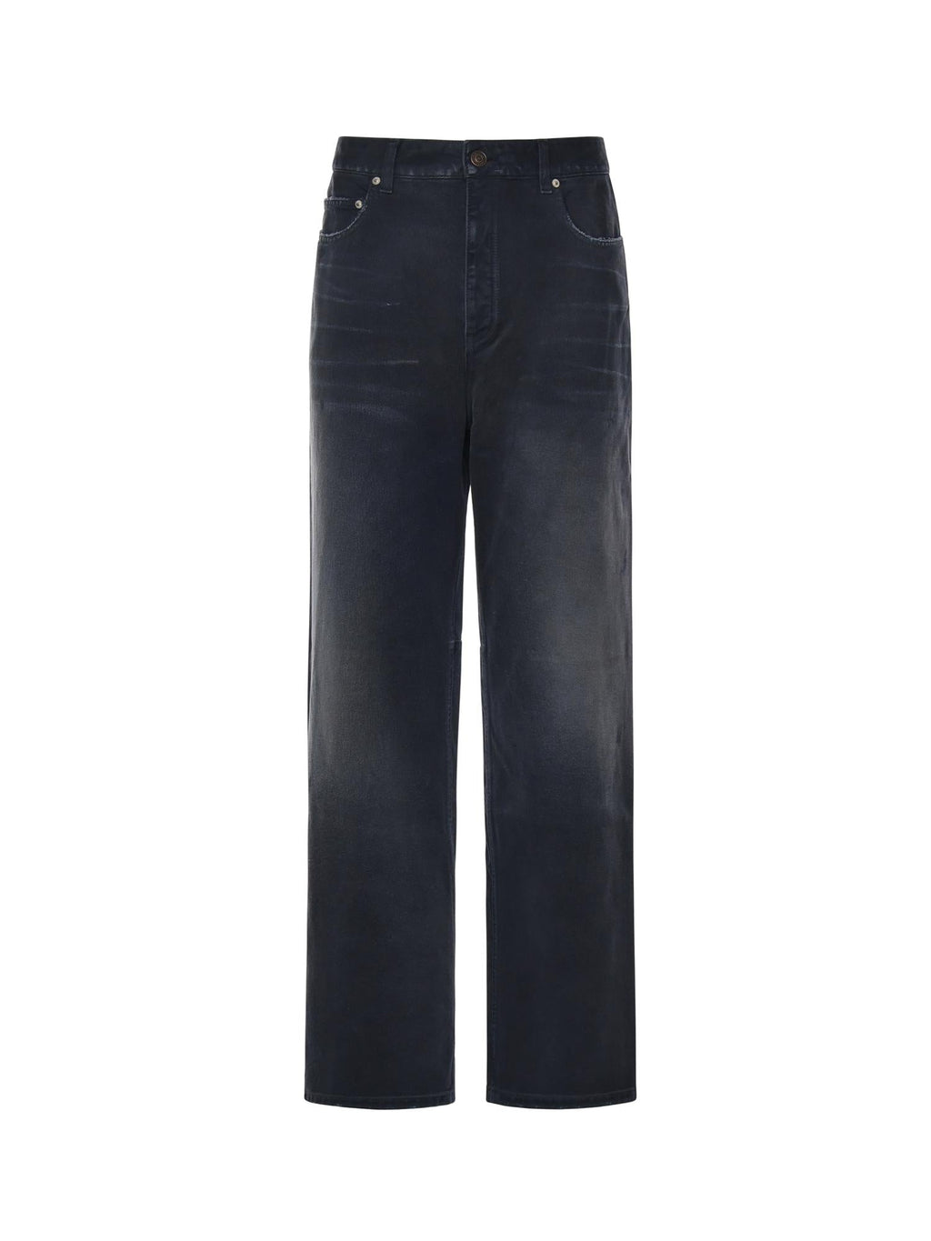 Jeans Baggy In Denim Balenciaga оригінал – Купити в Україні – боковий вид