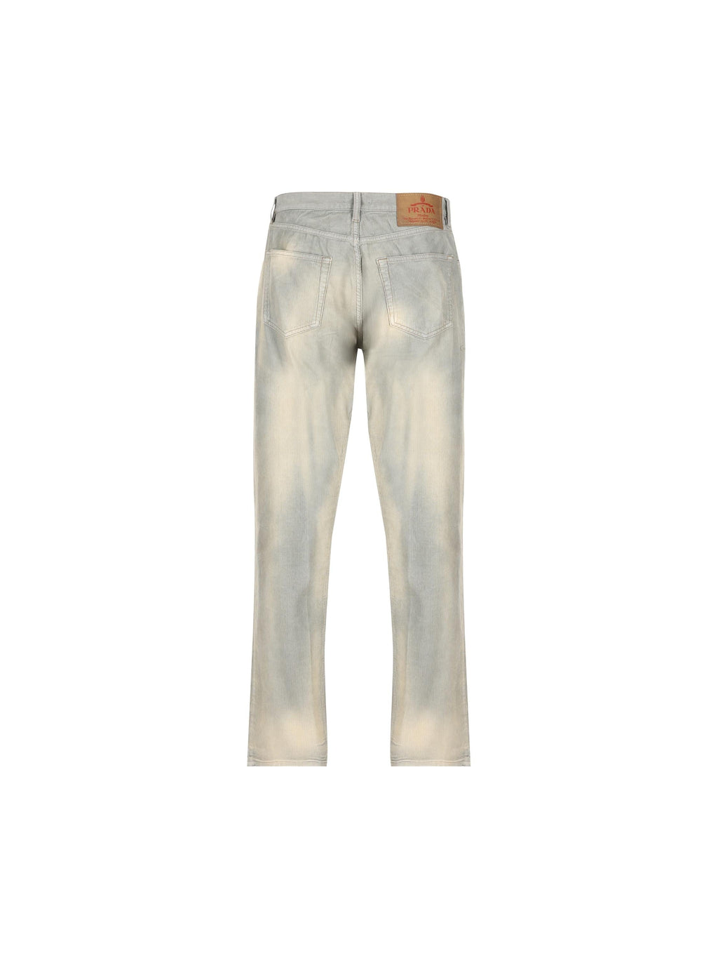 Velvet Ribbed Jeans Prada – Гарантія оригінальності – вид ззаду
