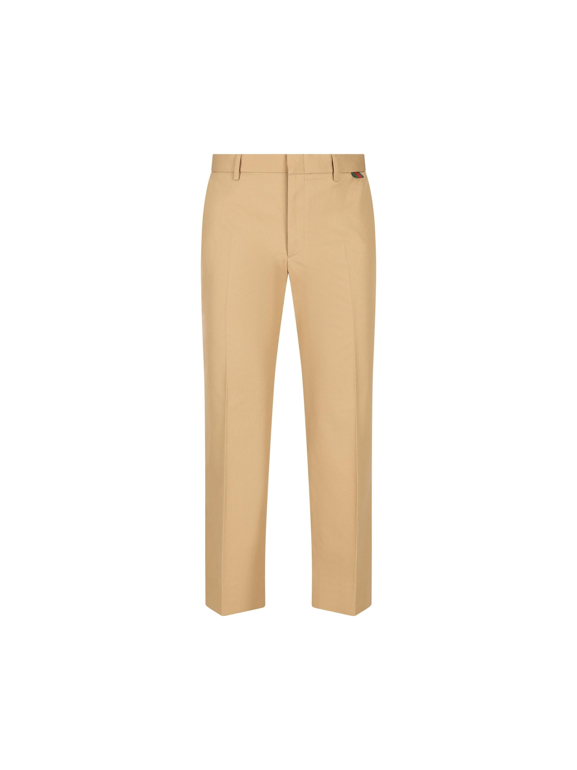 Cotton Trousers Gucci – Гарантія оригінальності – боковий вид