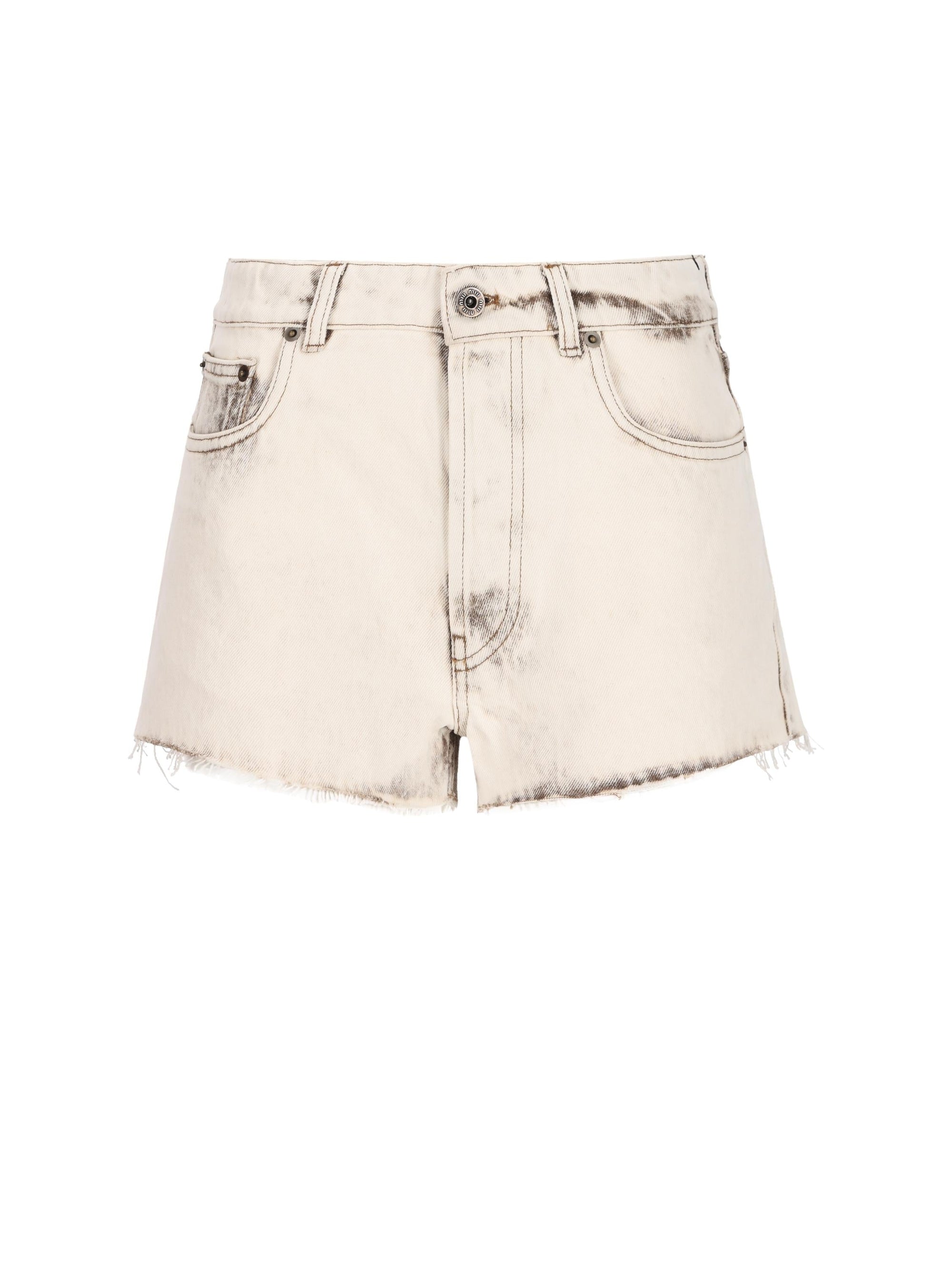 Оригінальна Denim Shorts Miu miu – боковий вид