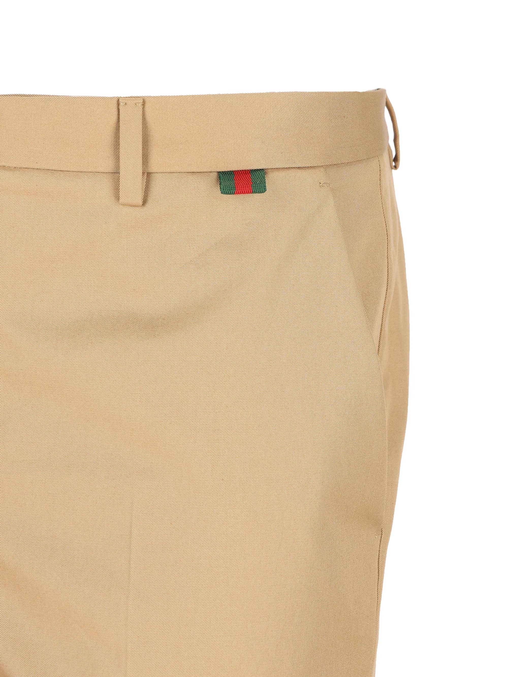 Cotton Trousers Gucci – Гарантія оригінальності – збільшений вид
