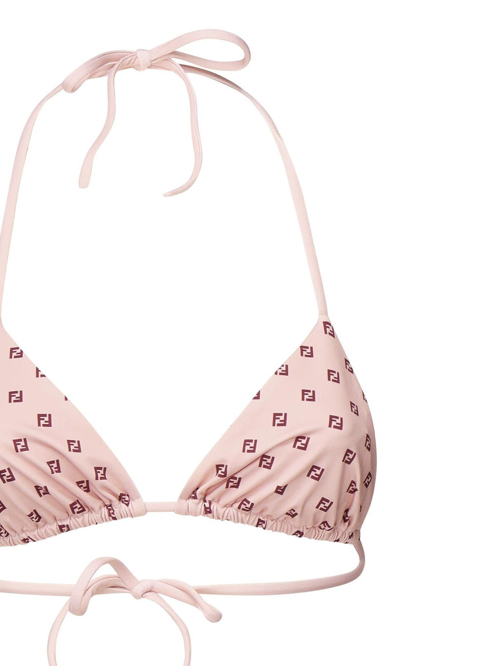 Top Bikini A Triangolo Con Stampa Micro Fendi оригінал – Купити в Україні – вид ззаду
