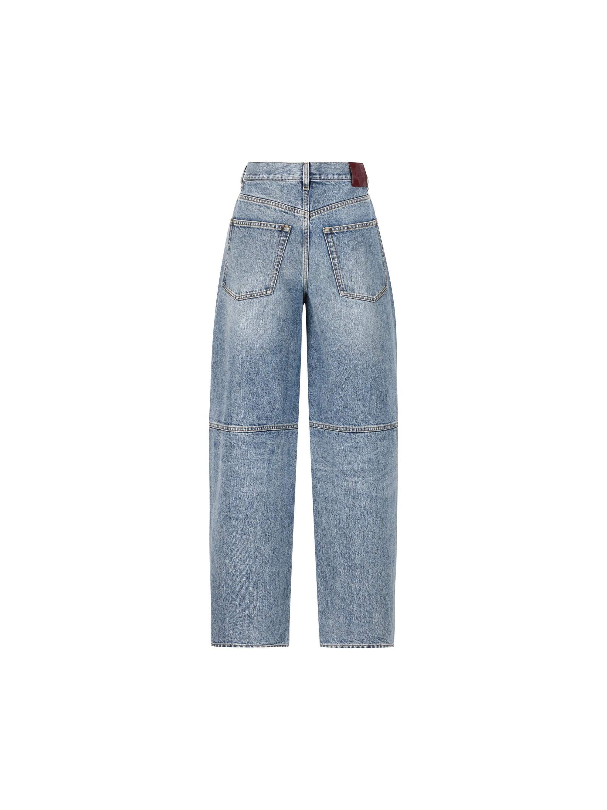 Denim Balloon Pants Gucci – Гарантія оригінальності – вид ззаду