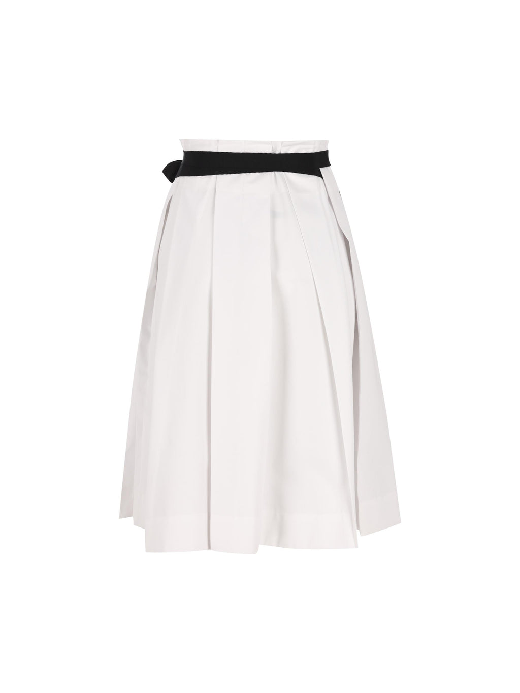 MIDI Skirt In Gabardine Prada оригінал – Купити в Україні – вид ззаду