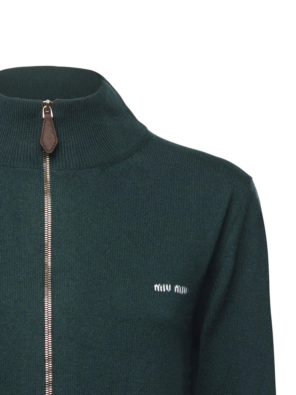 Maglia In Cashmere Con Logo Miu miu – Гарантія оригінальності – вид ззаду