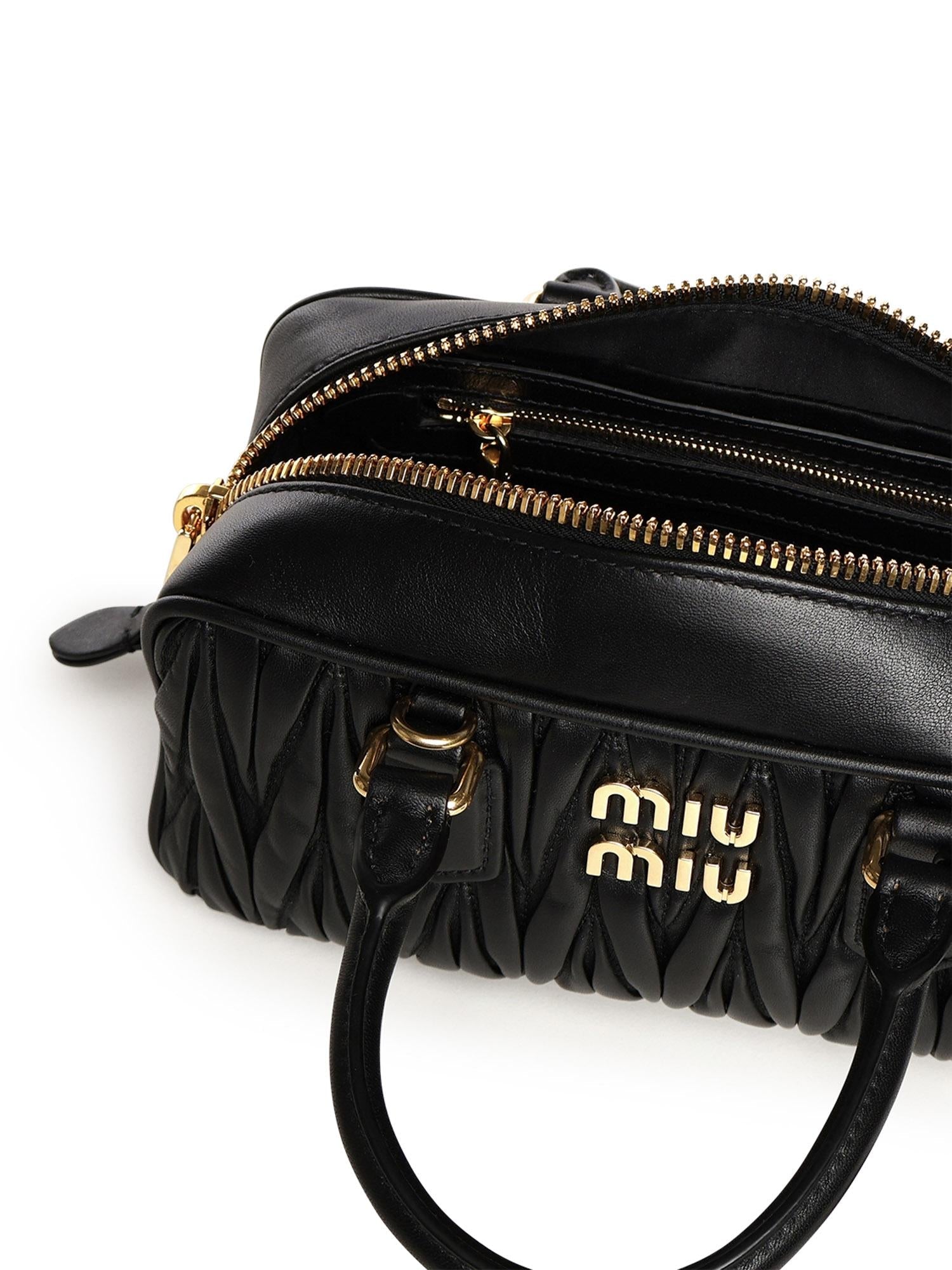Оригінальна Borsa Arcadie In Nappa Matelassé Miu miu – збільшений вид