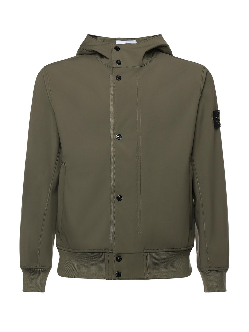 Оригінальна Giacca Antigoccia In Reps DI Nylon Con Logo Stone island – боковий вид