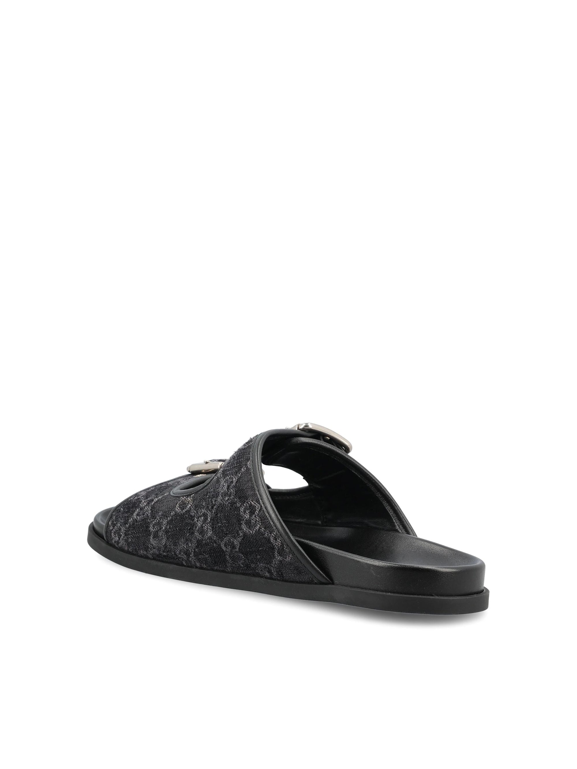 Slide Sandal With Buckles Gucci – Гарантія оригінальності – детальний вид