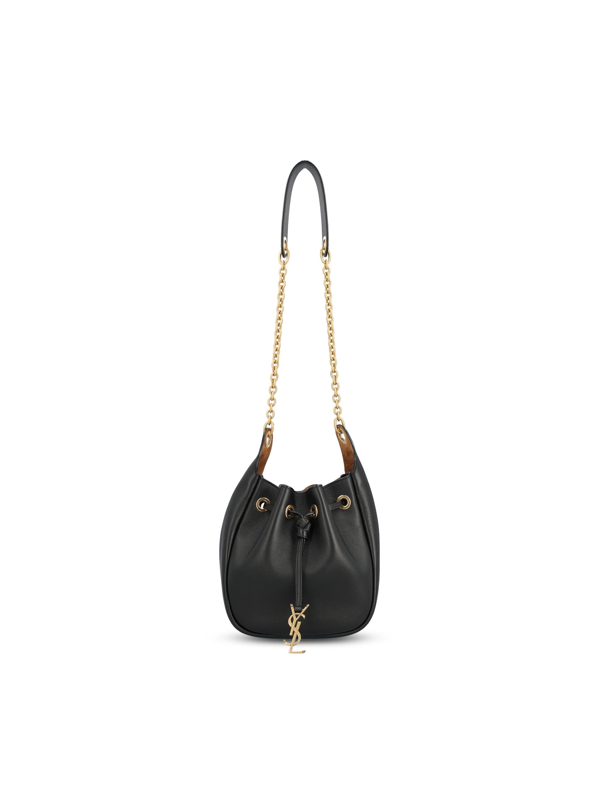 Supple Bucket Bag Saint laurent – Гарантія оригінальності – боковий вид