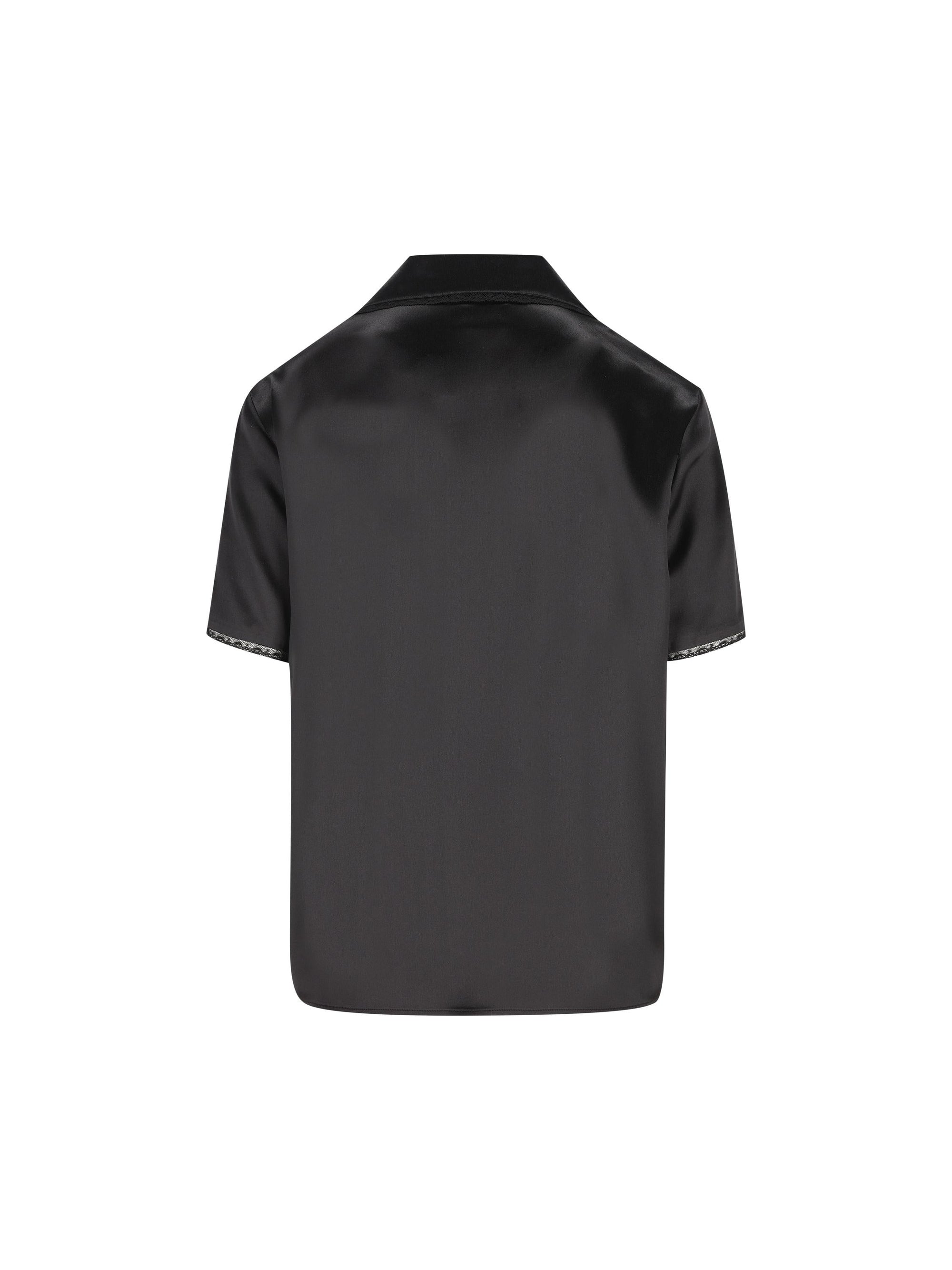 Silk Satin And Lace Sweater Saint laurent оригінал – Купити в Україні – вид ззаду - SAINT LAURENT