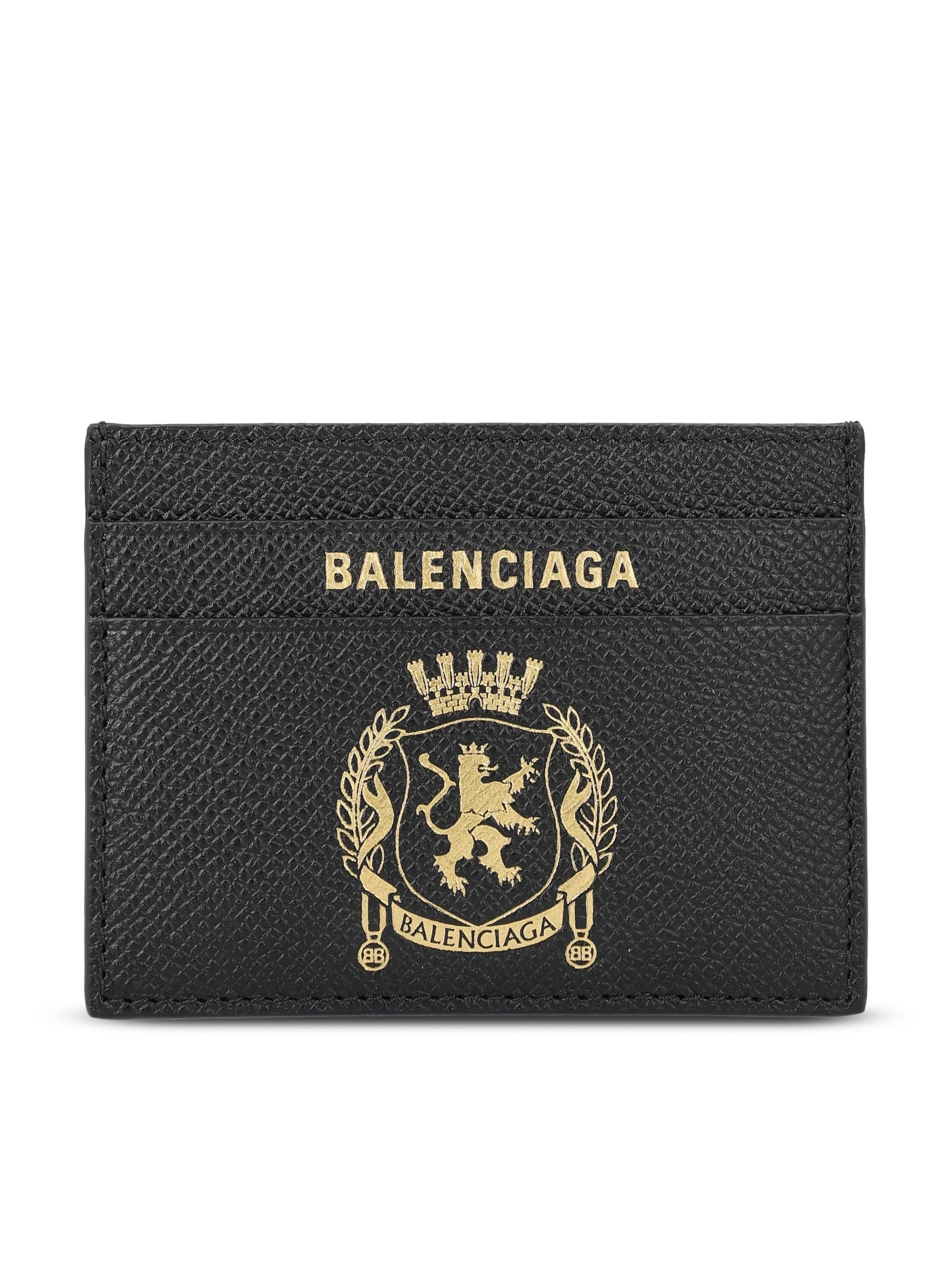 Оригінальна Leather Cardholder Balenciaga – боковий вид