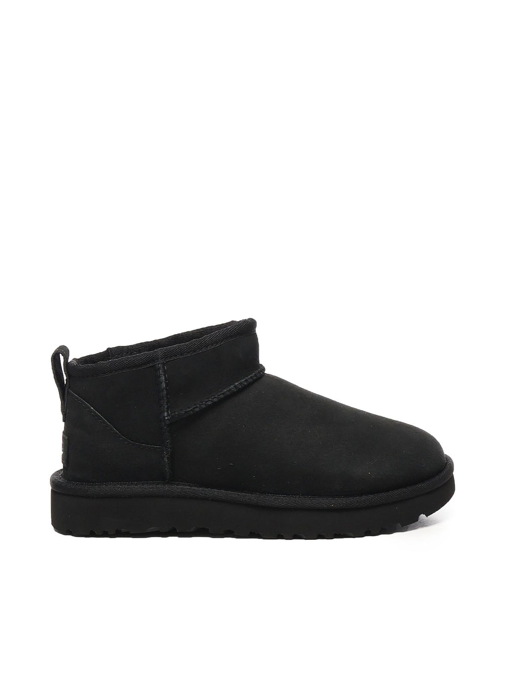 Оригінальна Stivaletti Classic Ultra Mini In Suede Ugg – боковий вид