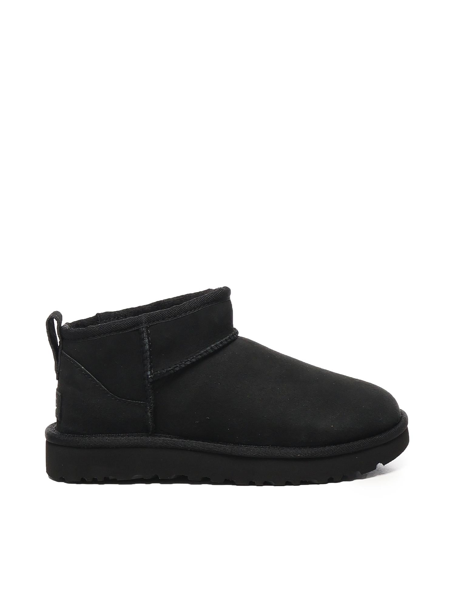 Оригінальна Stivaletti Classic Ultra Mini In Suede Ugg – боковий вид