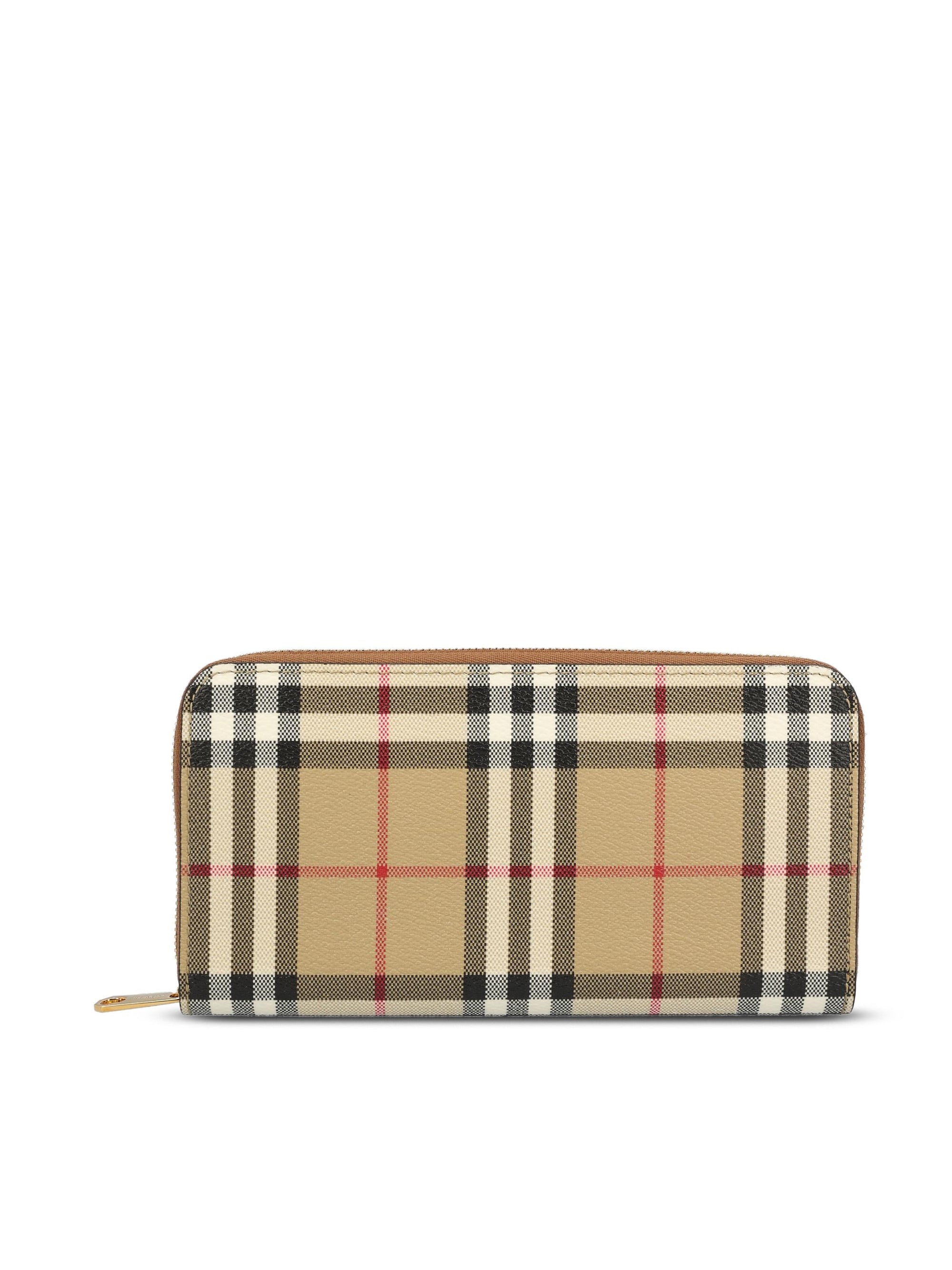 Portafoglio Check Burberry – Гарантія оригінальності – боковий вид
