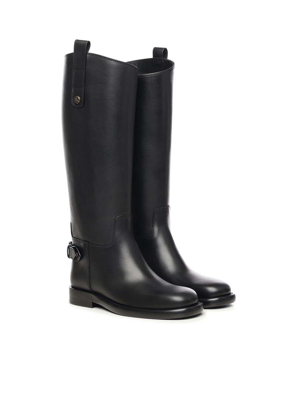 Stivali Cavalier In Pelle Burberry оригінал – Купити в Україні – вид ззаду