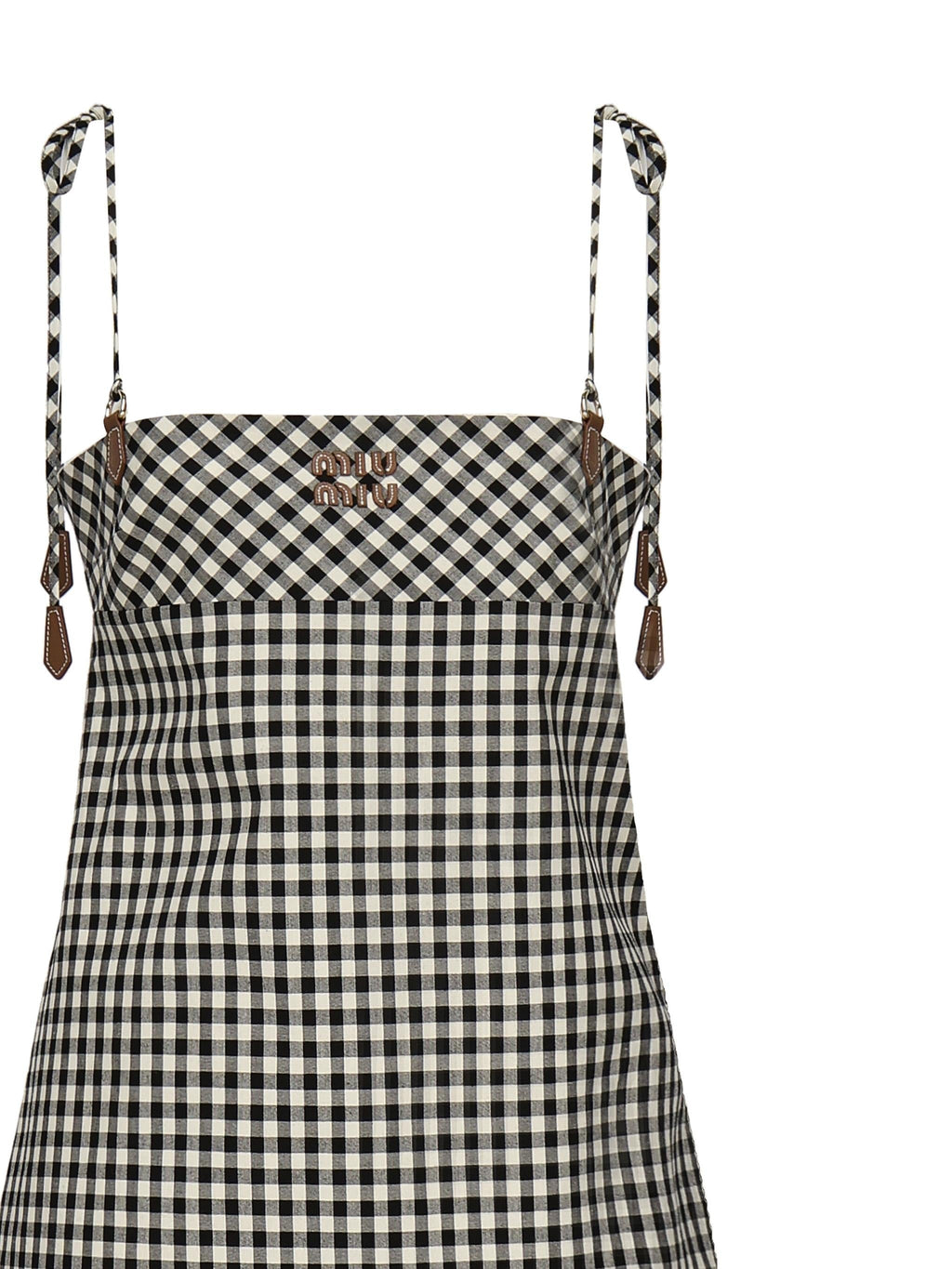 Оригінальна Mini Abito A Quadri Miu miu – вид ззаду