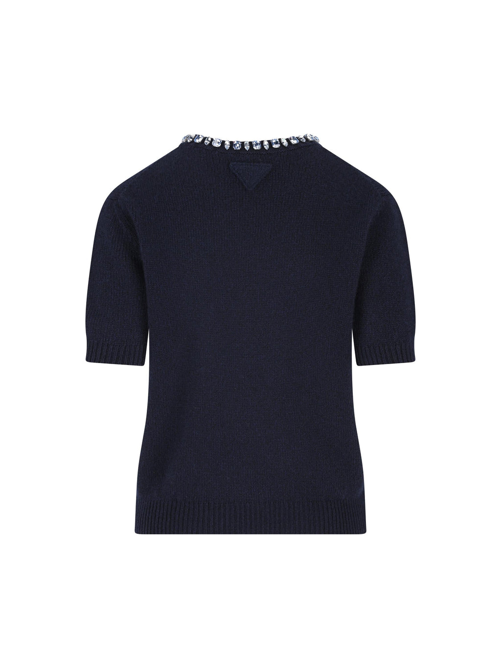 Wool And Cashmere Crew Neck Sweater Prada – Гарантія оригінальності – вид ззаду