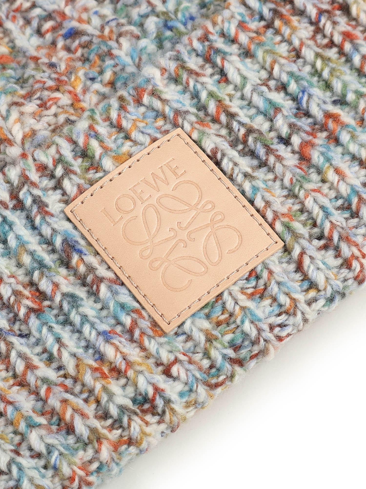 Berretto In Misto Lana E Cashmere Loewe – Гарантія оригінальності – детальний вид