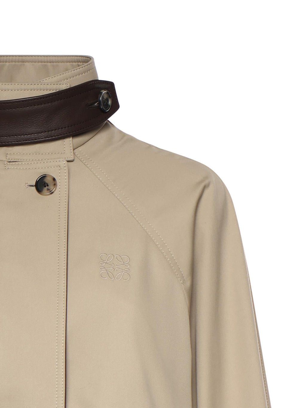 Оригінальна Parka Cropped In Cotone E Seta Loewe – вид ззаду