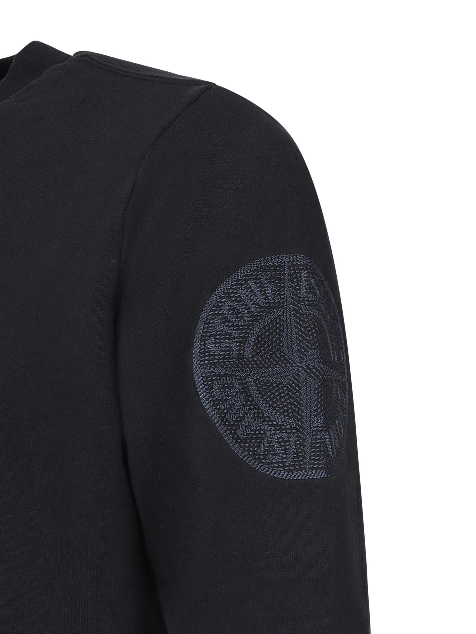 Felpa Girocollo Con Ricamo Compass Stone island оригінал – Купити в Україні – вид ззаду