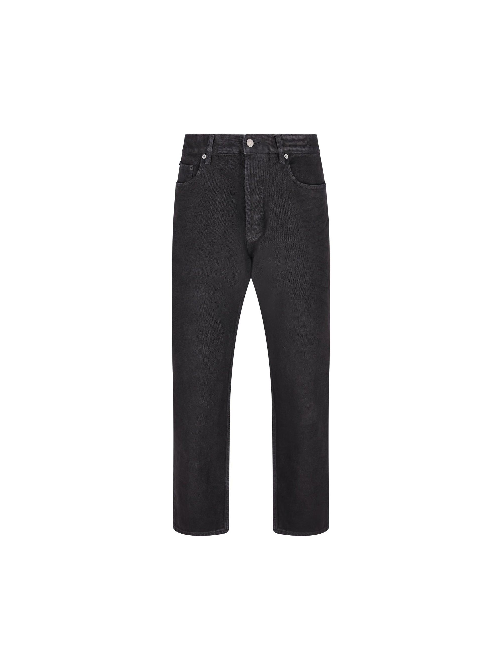 Jeans Mick In Denim Saint laurent – Гарантія оригінальності – боковий вид