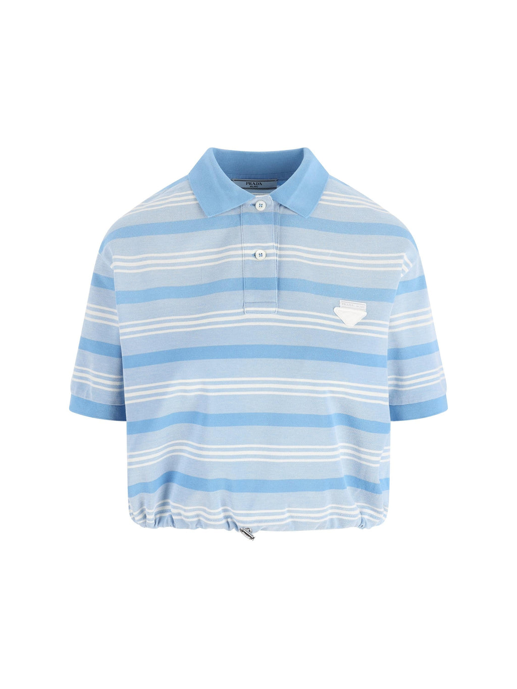Cotton Polo Shirt Prada – Гарантія оригінальності – боковий вид