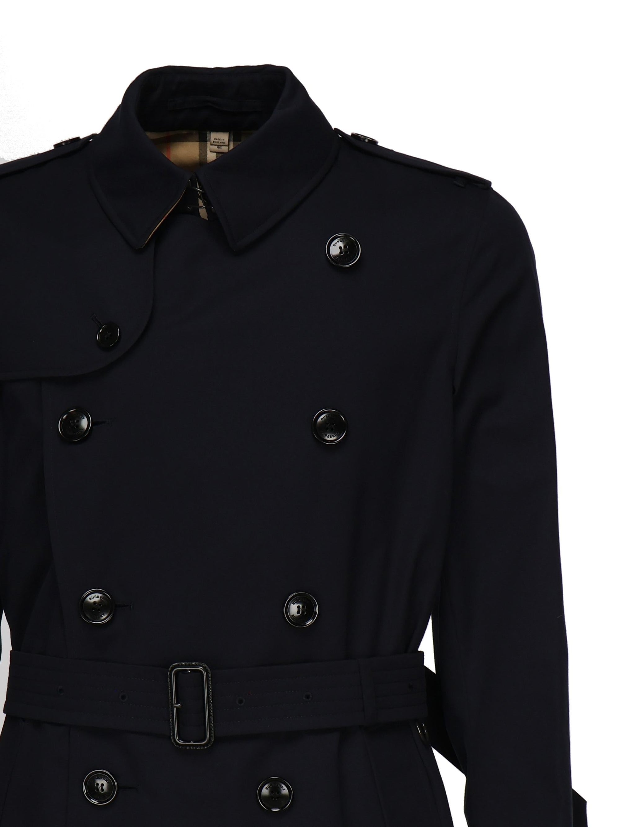 Trench Coat Kensington Burberry – Гарантія оригінальності – вид ззаду