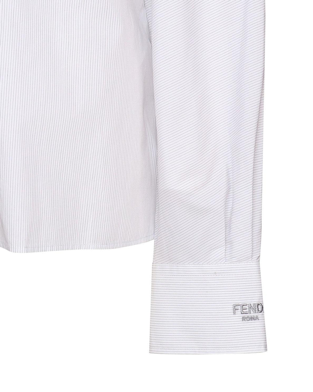 Оригінальна Camicia In Cotone Con Vita Accostata Fendi – вид ззаду