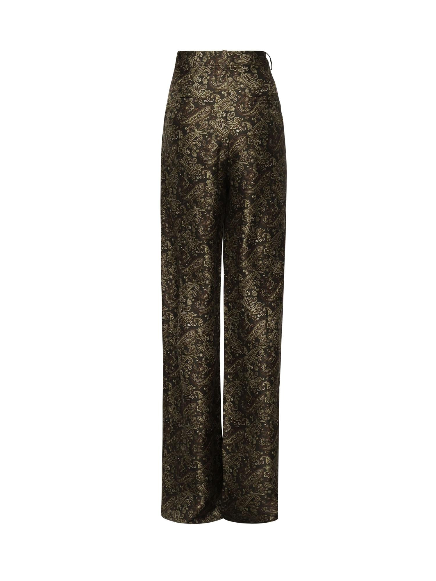 Оригінальна Pantaloni Paisley In Twill DI Seta Saint laurent – детальний вид