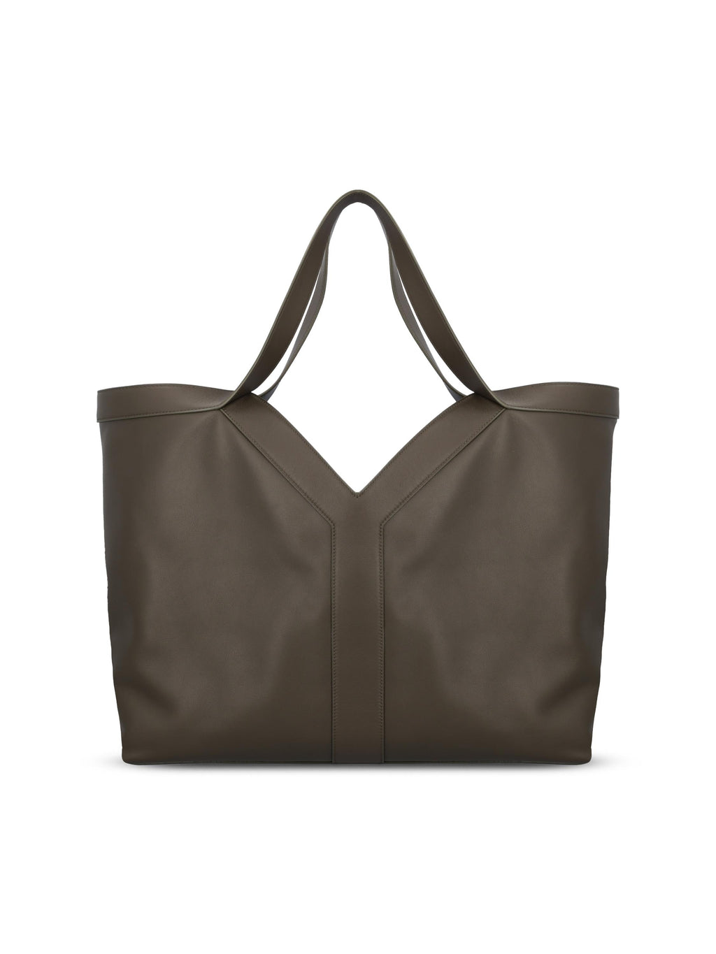 Tote Bag Y Oversize In Leather Saint laurent – Гарантія оригінальності – вид ззаду