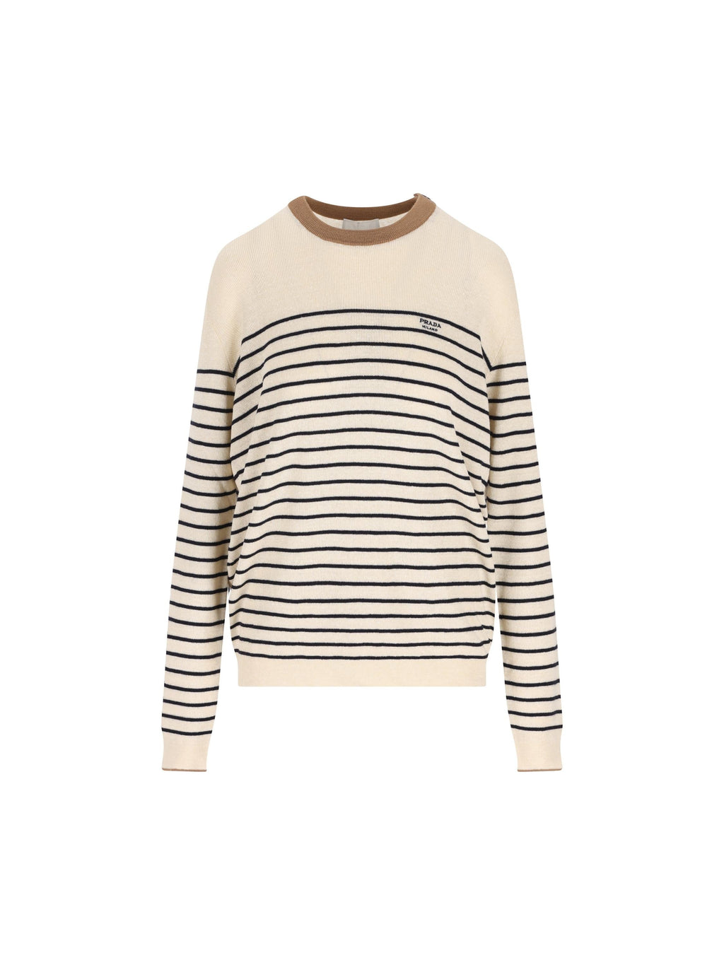 Оригінальна Linen And Cotton Sweater Prada – боковий вид