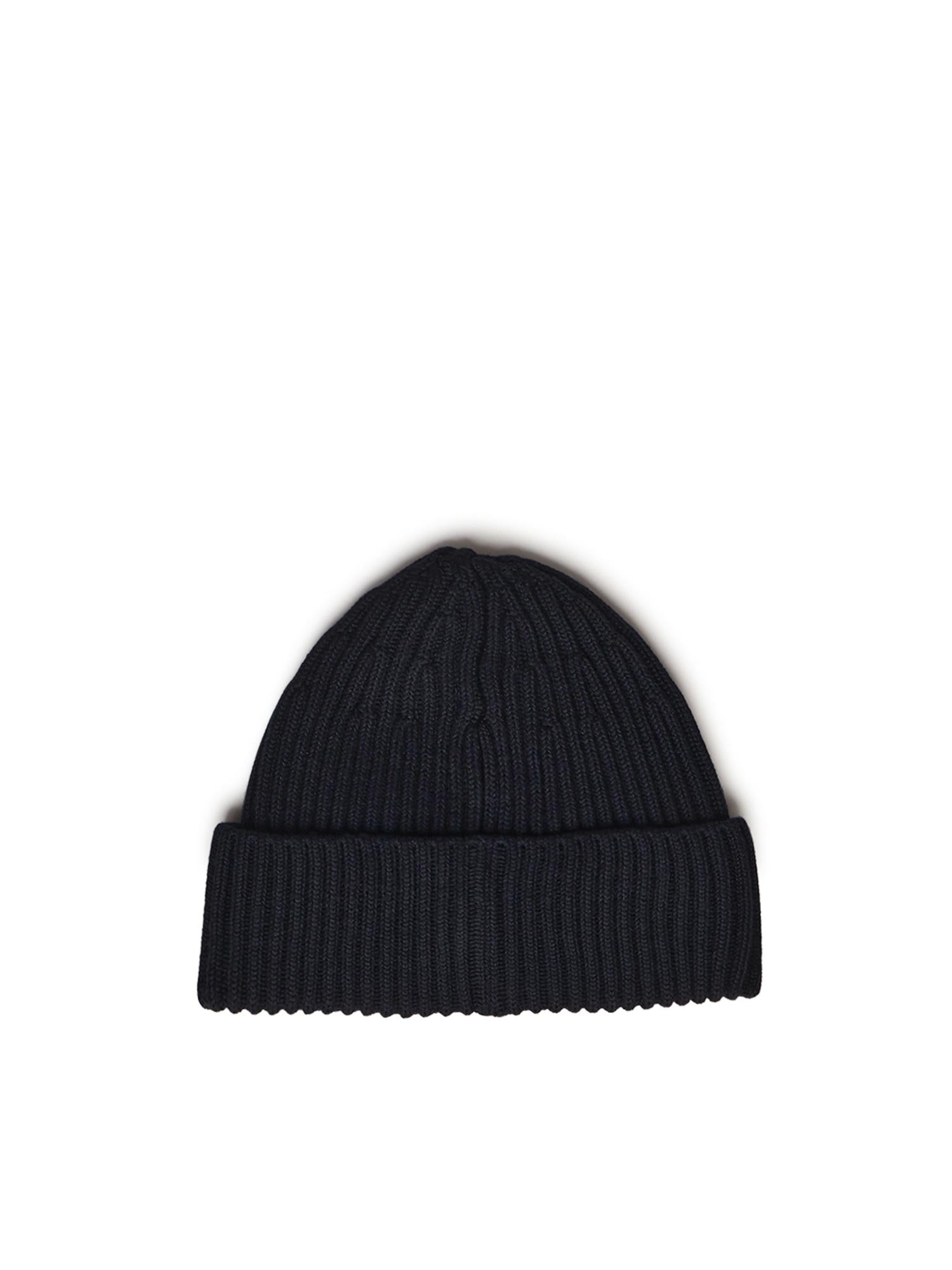 Оригінальна Beanie Con Patch Logo Compass Stone island – вид ззаду