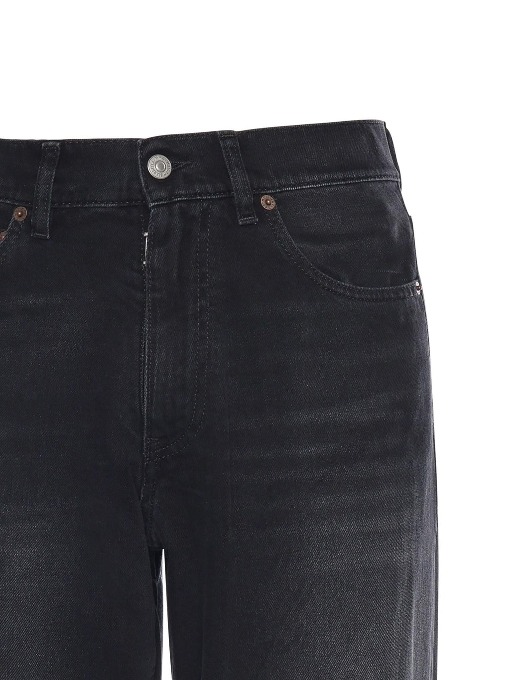 Оригінальна Jeans A Gamba Dritta In Denim Maison margiela – вид ззаду