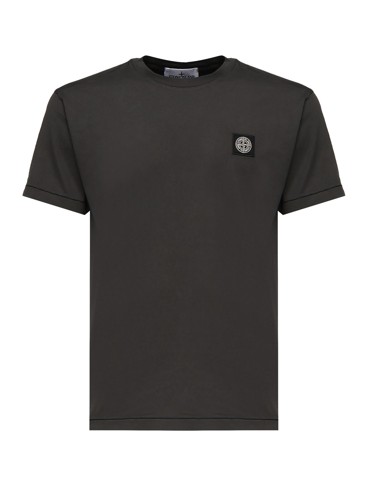 Оригінальна T-Shirt Con Logo Stone island – боковий вид