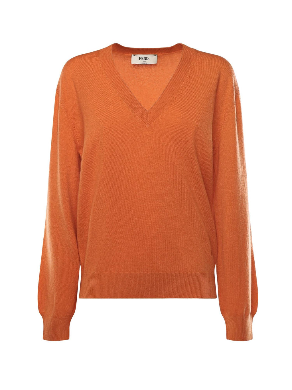 Pullover In Cashmere Fendi – Гарантія оригінальності – боковий вид