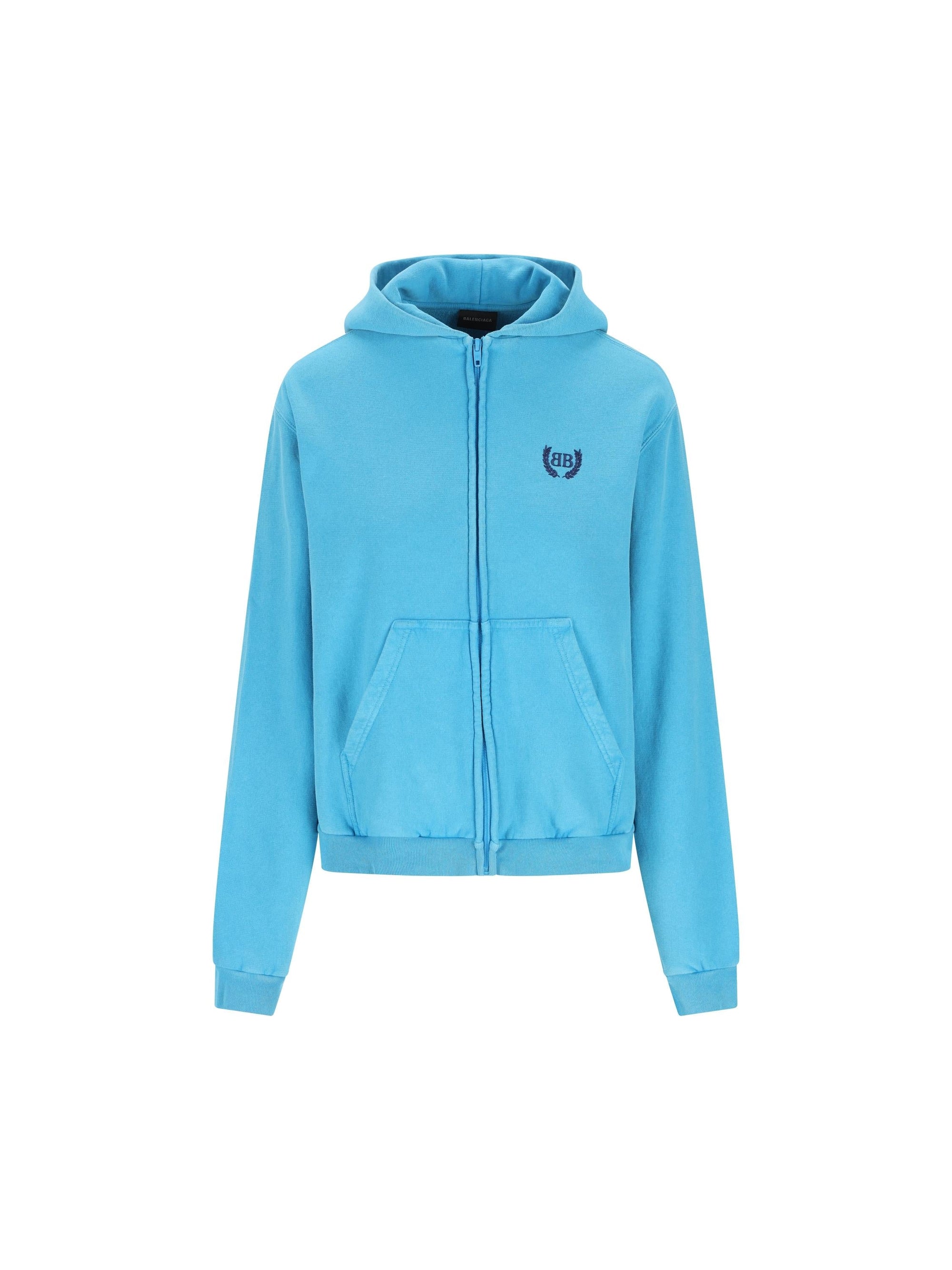 Оригінальна Hoodie Con Zip Laurel Classic Balenciaga – боковий вид - BALENCIAGA