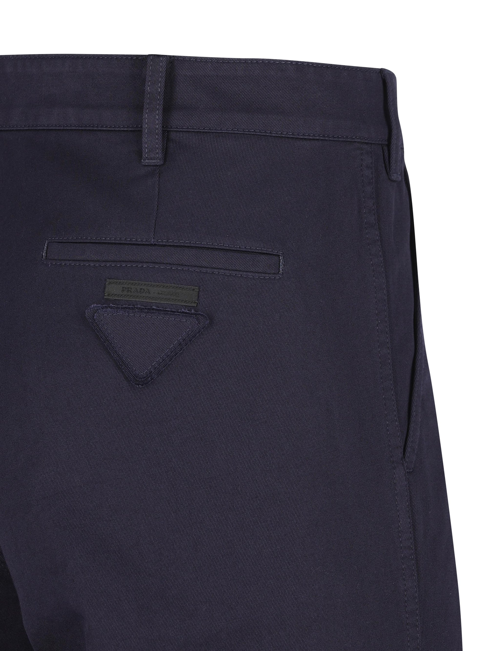 Cotton Chino Pants Prada – Гарантія оригінальності – детальний вид
