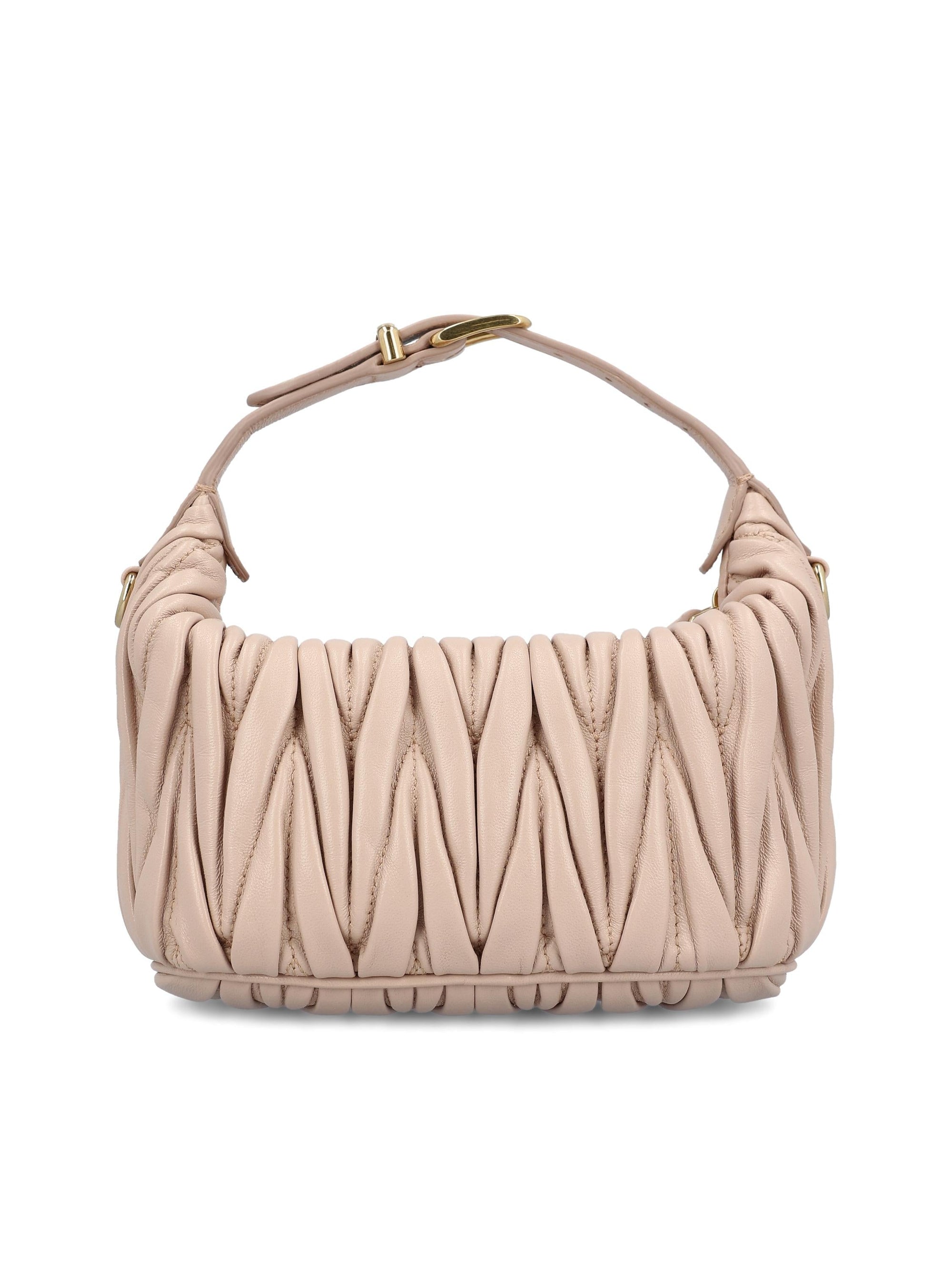 Оригінальна Nappa Pouch Miu miu – вид ззаду