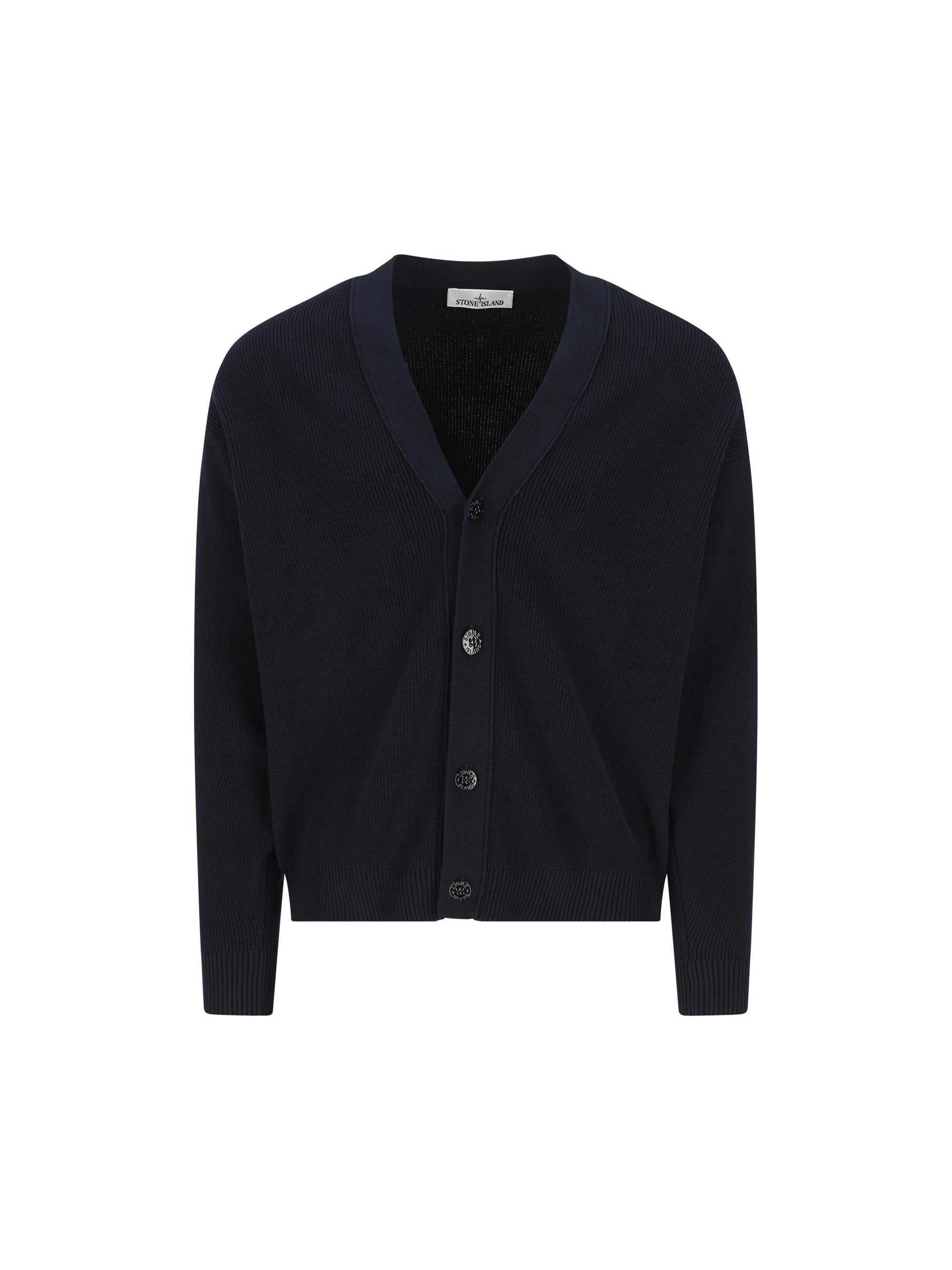 Cotton Cardigan Stone island оригінал – Купити в Україні – боковий вид