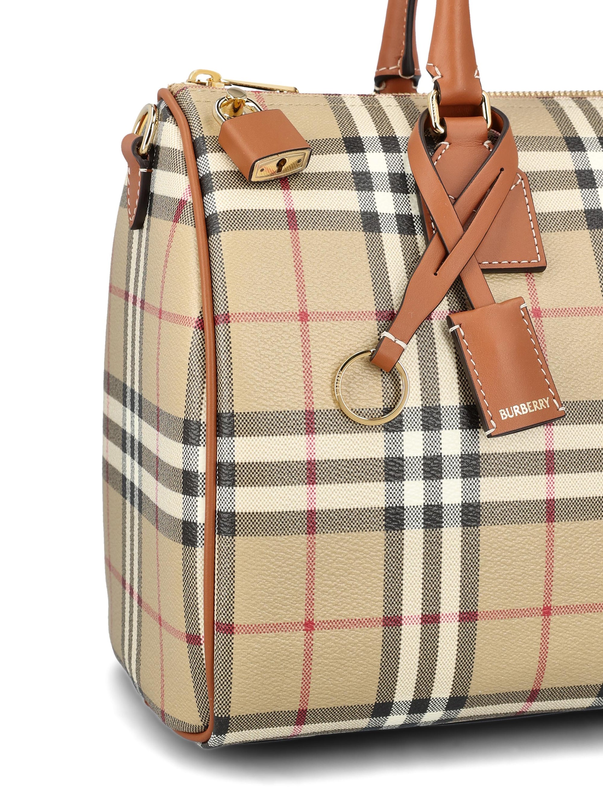 Оригінальна Borsa Bowling Check Media Burberry – збільшений вид