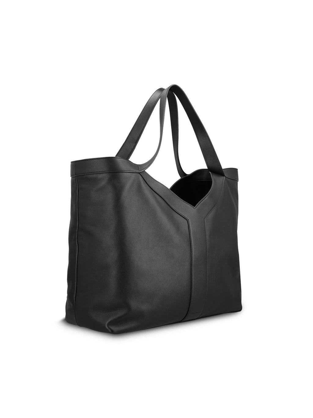 Tote Bag Y Oversize In Leather Saint laurent – Гарантія оригінальності – детальний вид