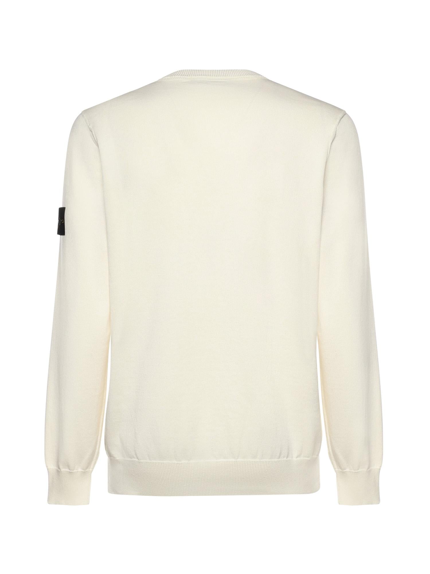 Оригінальна Maglione In Cotone Con Logo Stone island – детальний вид