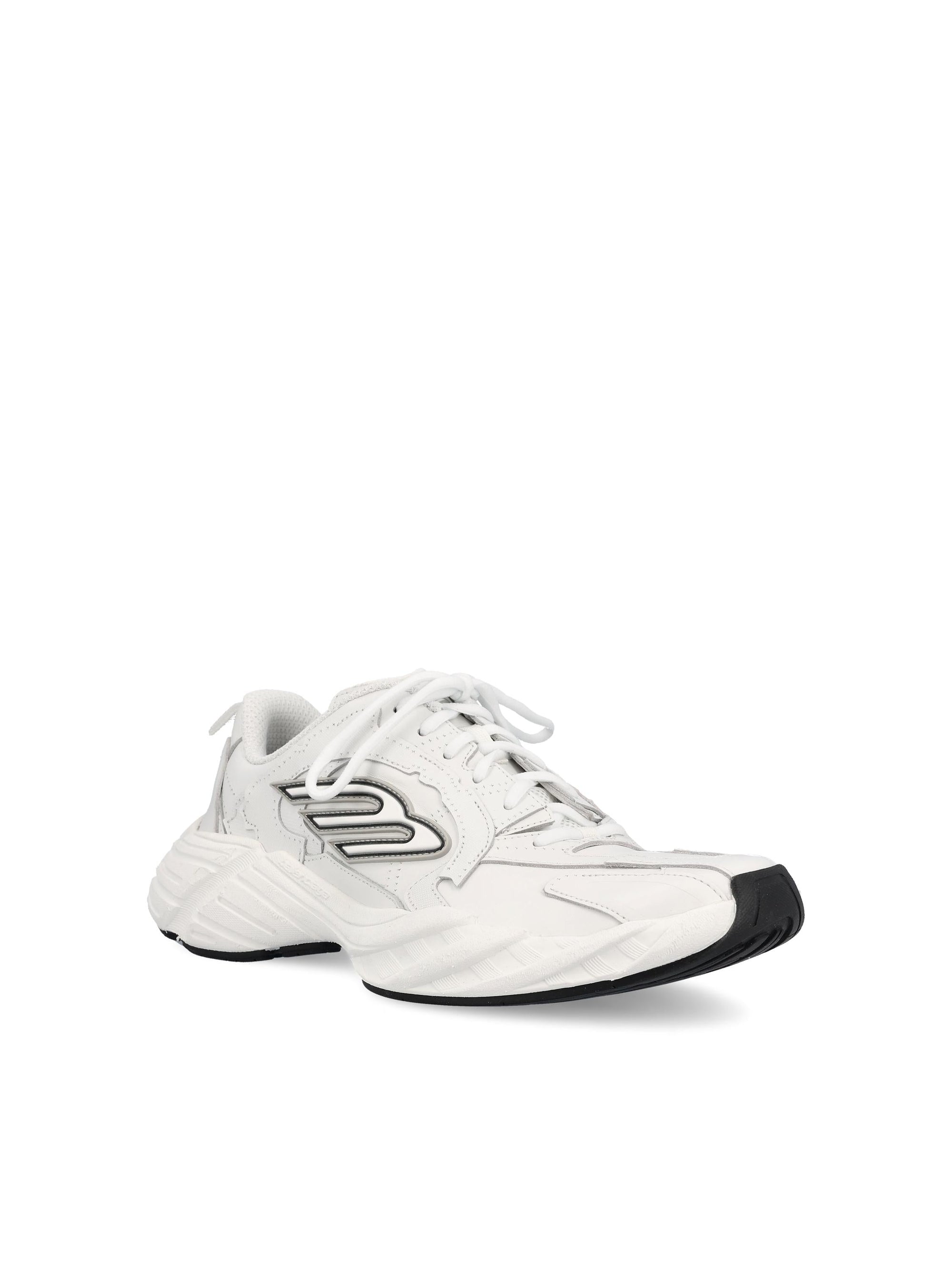 Оригінальна Monday Sneakers In Leather Balenciaga – вид ззаду