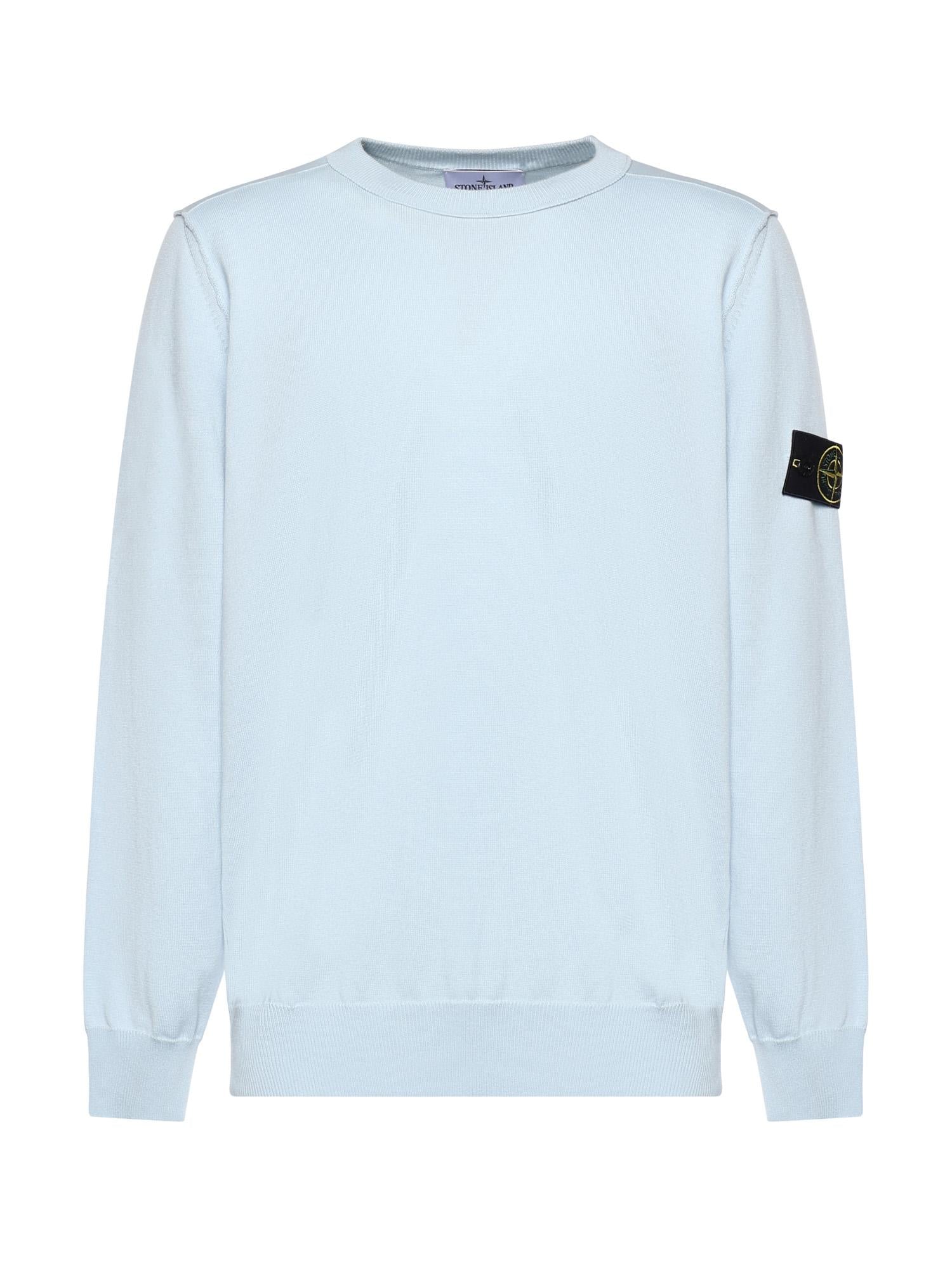 Оригінальна Maglione In Cotone Con Logo Stone island – боковий вид