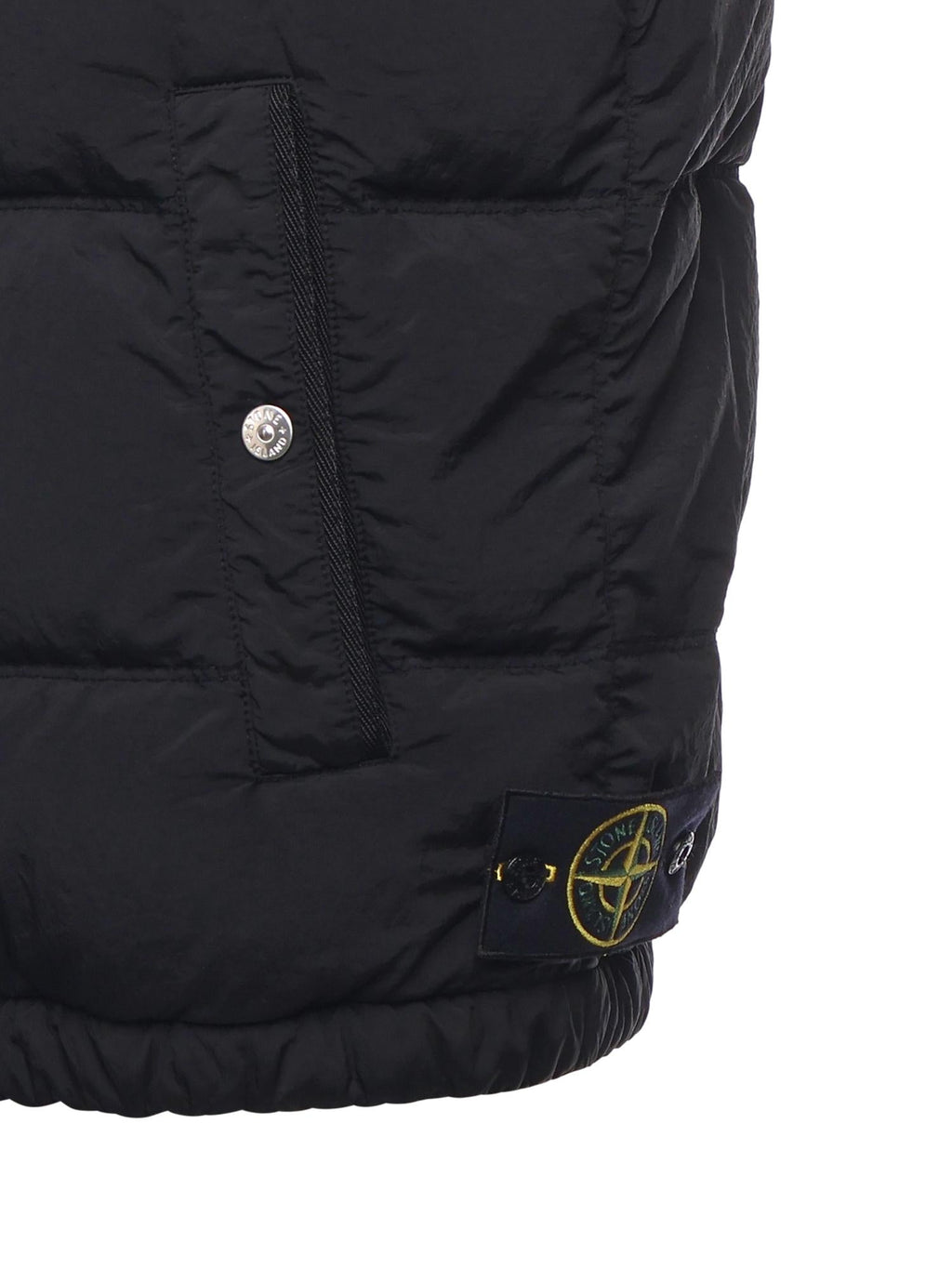 Gilet In Piuma In Nylon Metal Iridescente Stone island – Гарантія оригінальності – вид ззаду